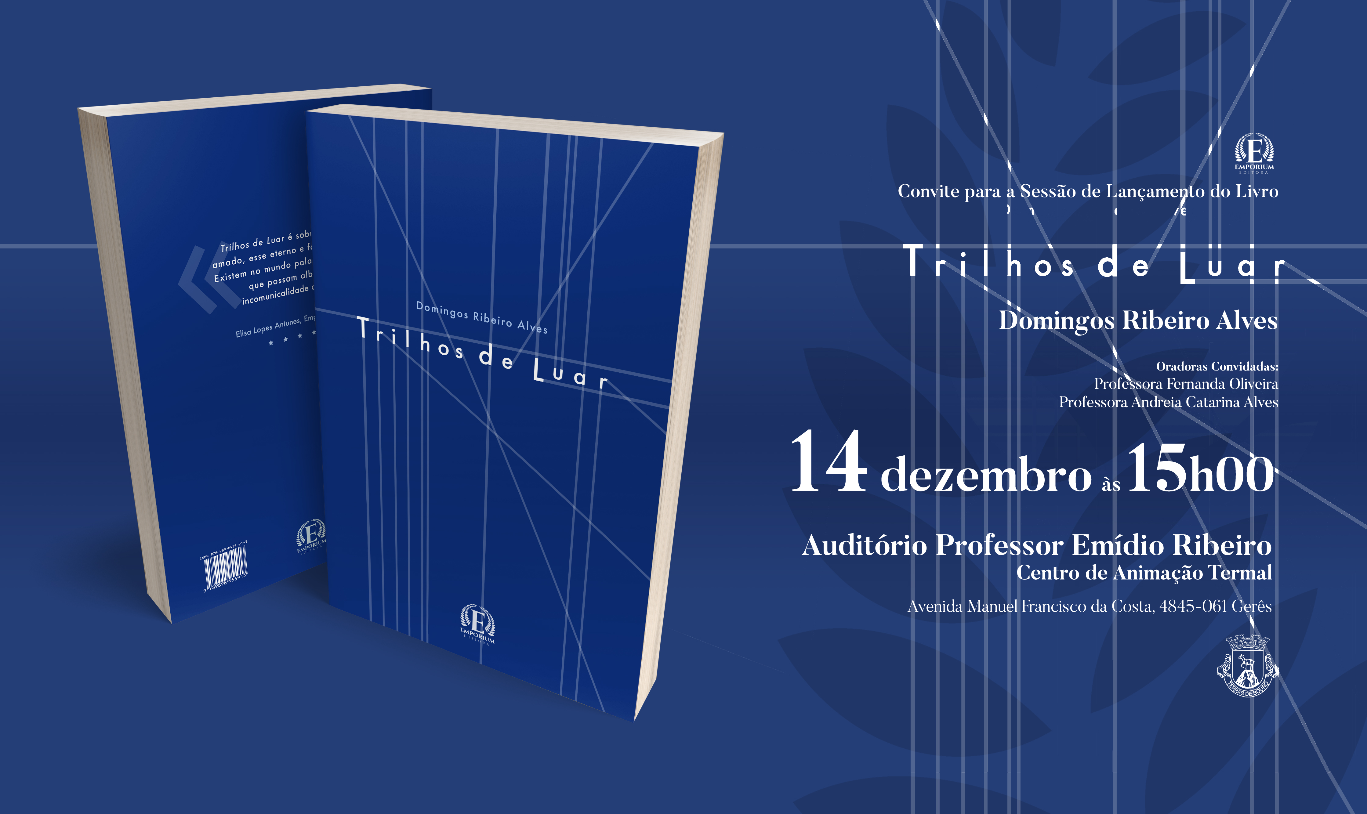 Convite obra trilhos de luar