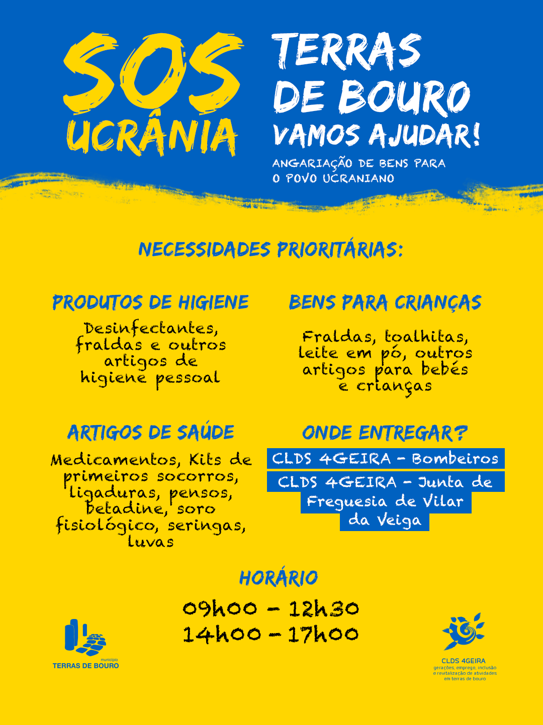 Post SOS Ucrania Terras de Bouro