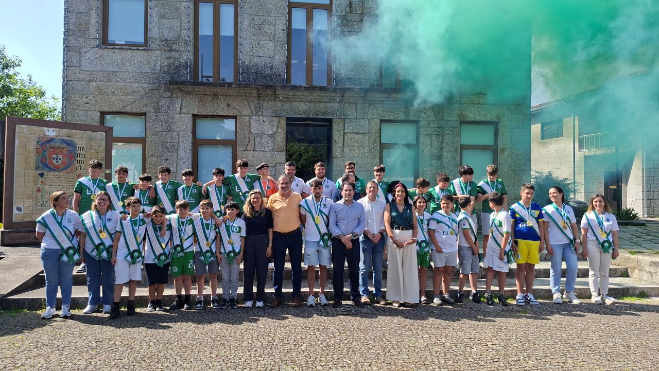 Município de Terras de Bouro Homenageou Campeões do G.D. Gerês
